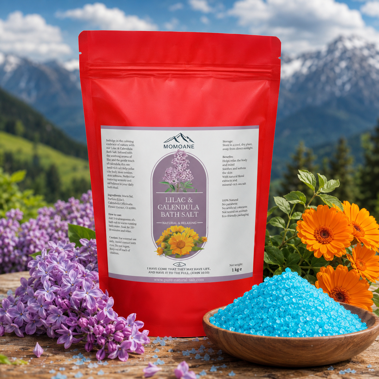Flieder & Ringelblume Badesalz 4 kg