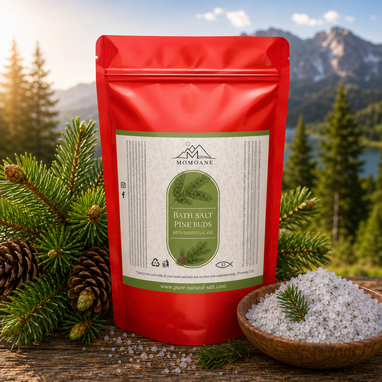 Kiefernknospen-Badesalz 4 kg