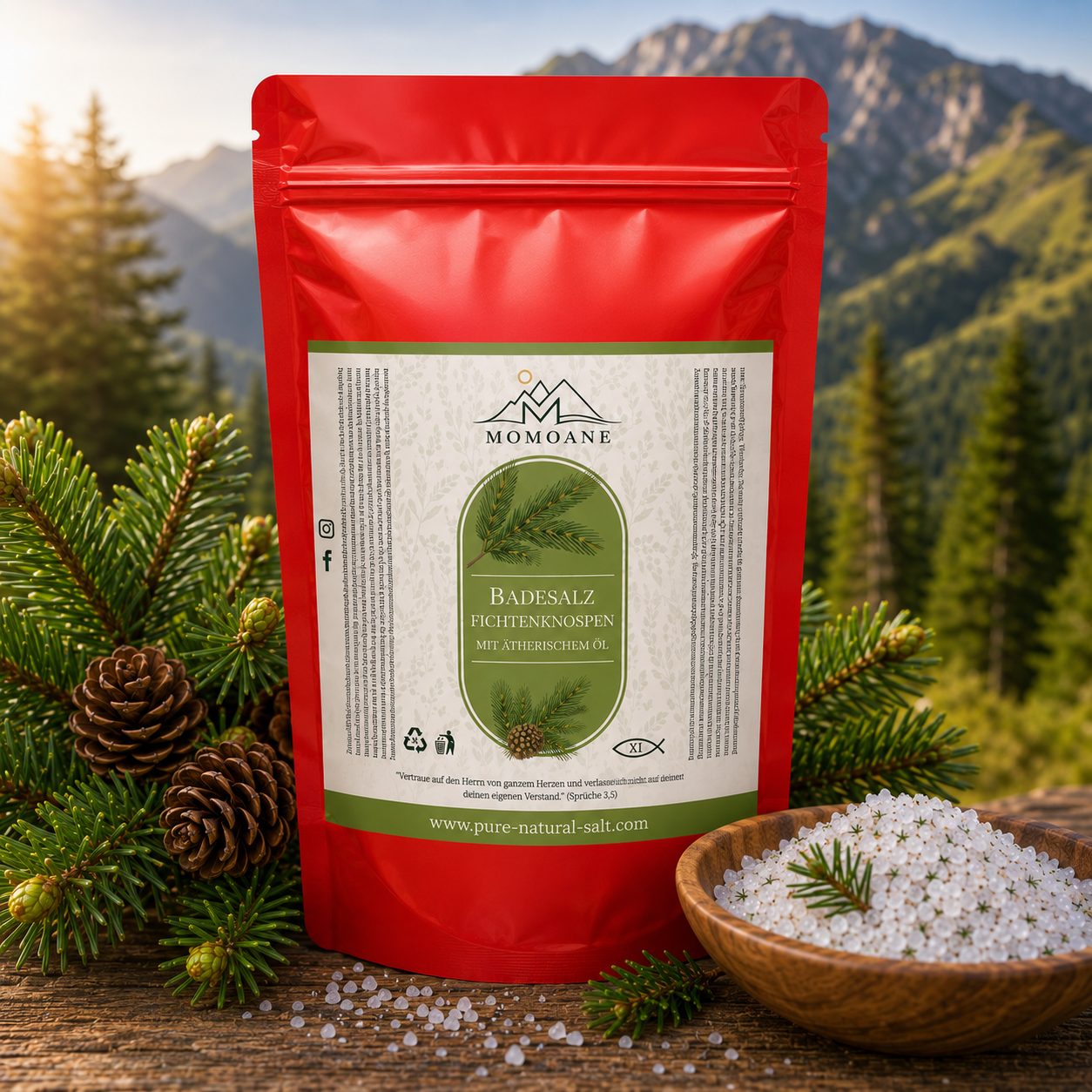 Kiefernknospen-Badesalz 4 kg