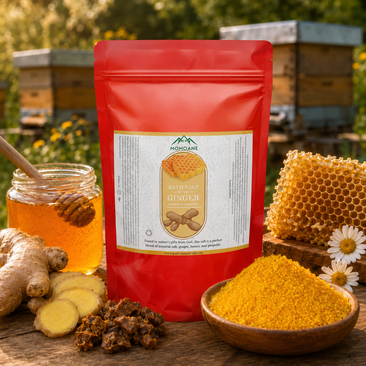 Honig-Ingwer-Propolis-Badesalz 4 kg