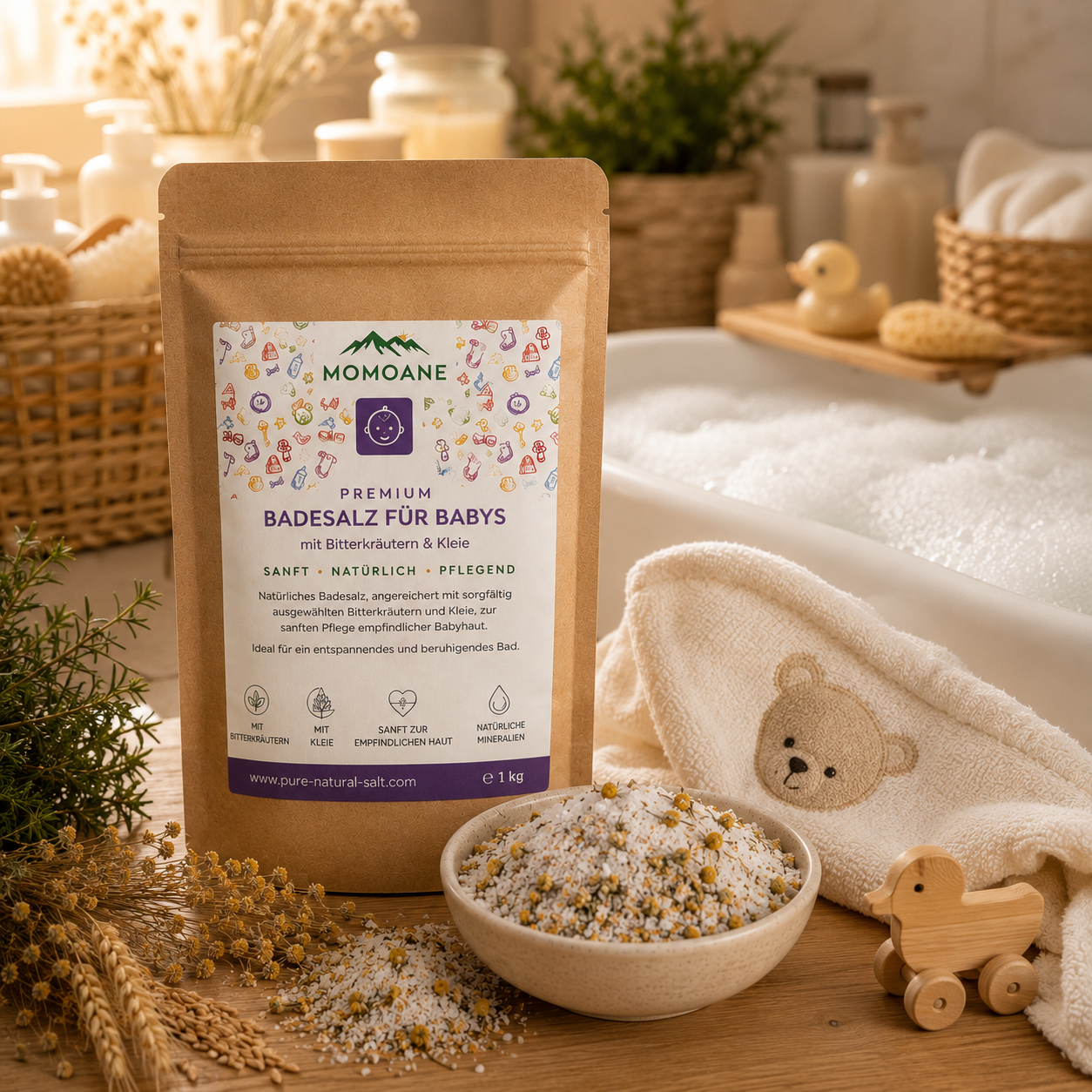 Baby-Badesalz 1,5 kg