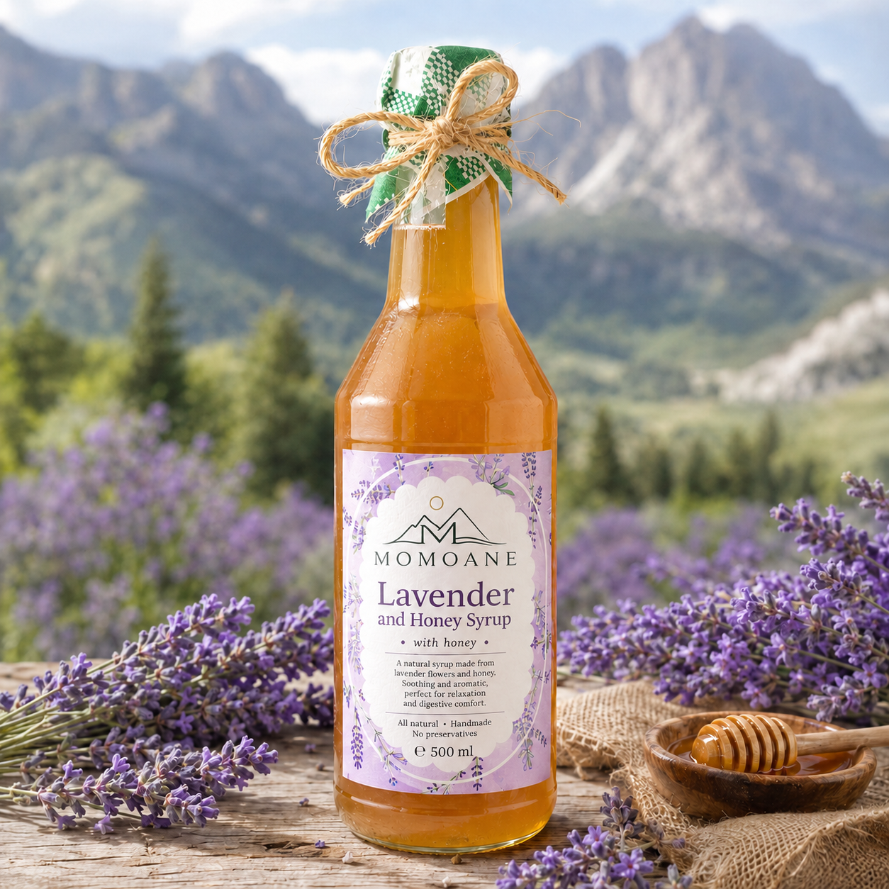 Lavendel-Honig-Sirup (500 ml) – Natürliche Entspannung, erholsamer Schlaf & Verdauungsunterstützung