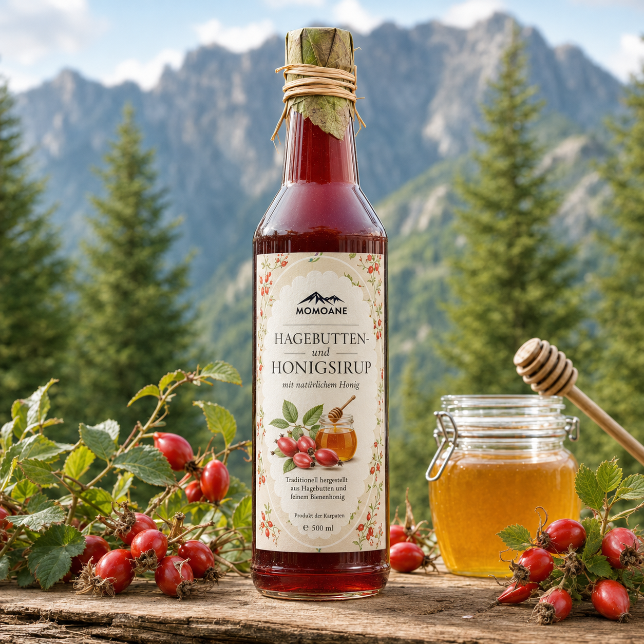 Hagebutten-Honig-Sirup 500 ml