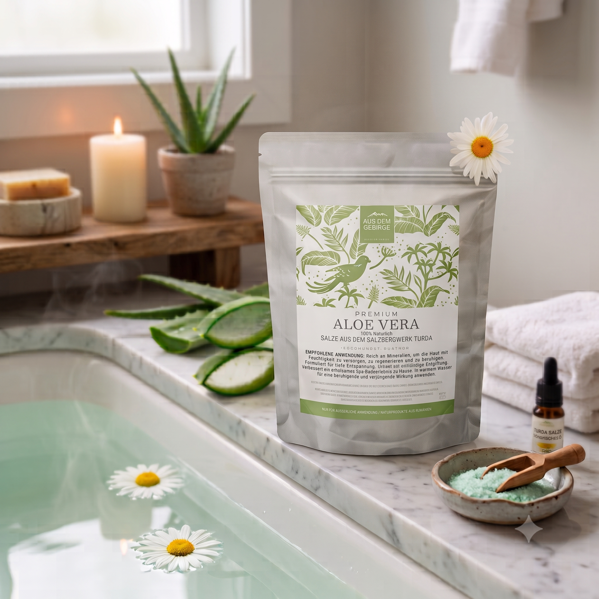 Aloe Vera & Kamille Badesalz 1 kg